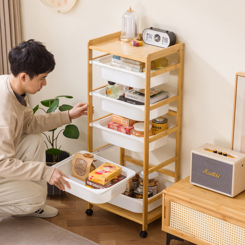 Food Storage Xl - Multi layer mobile cart storage rack,