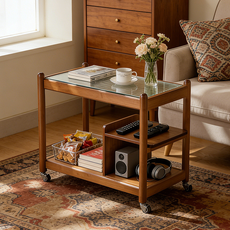 Food Storage Medieval - Medieval removable trolley storage rack, bedside
