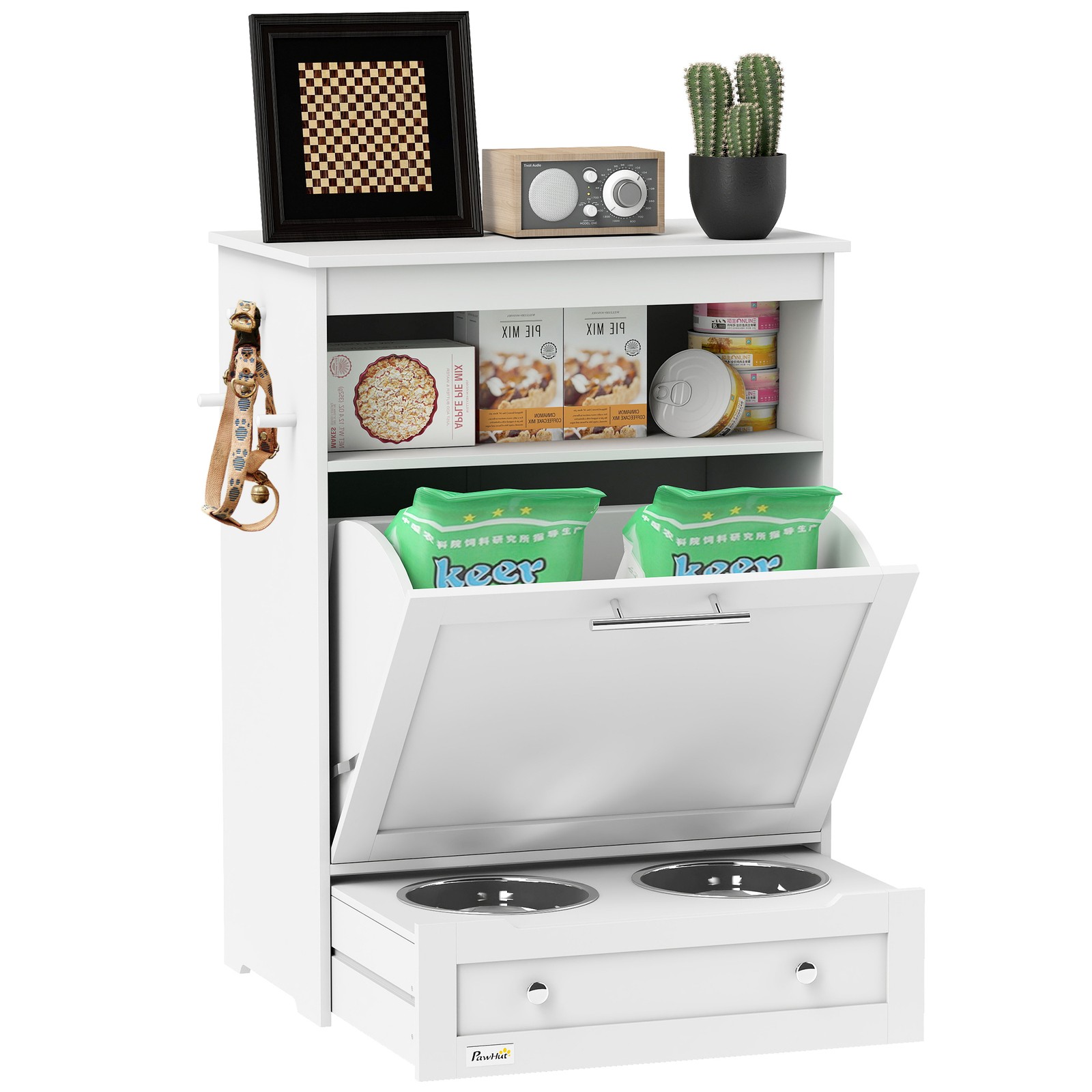 Food Storage Pet - Pet Feeder Station, Dog and Cat