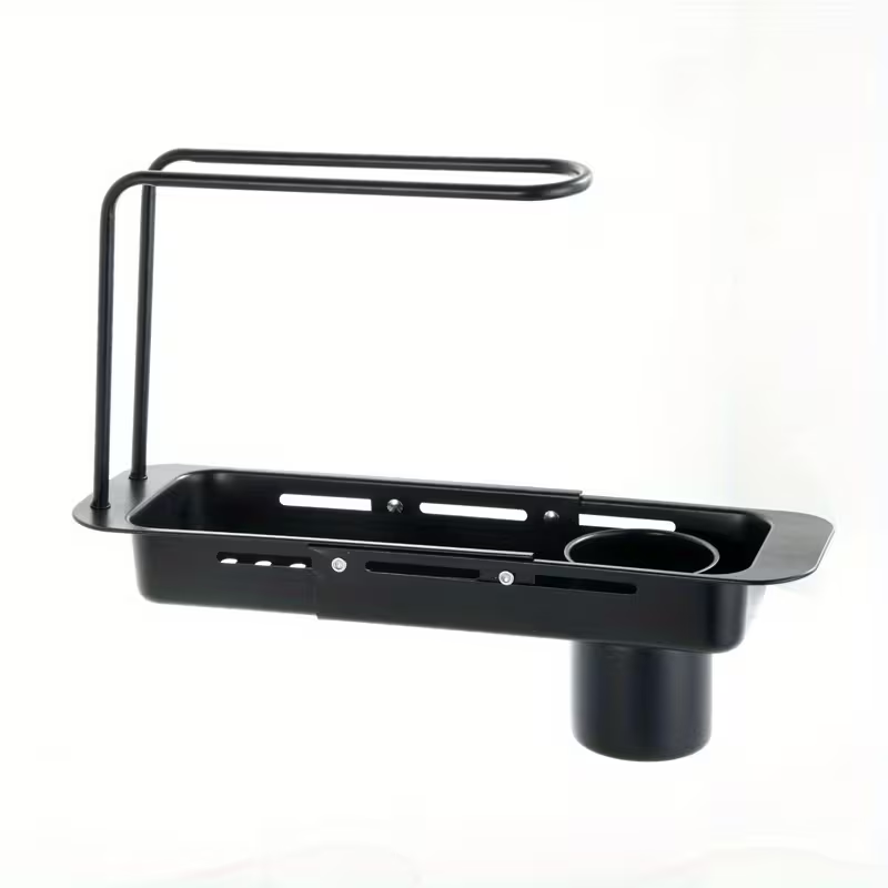 Food Storage Rack - Sleek Design, Expandable Stainless Steel Kitchen