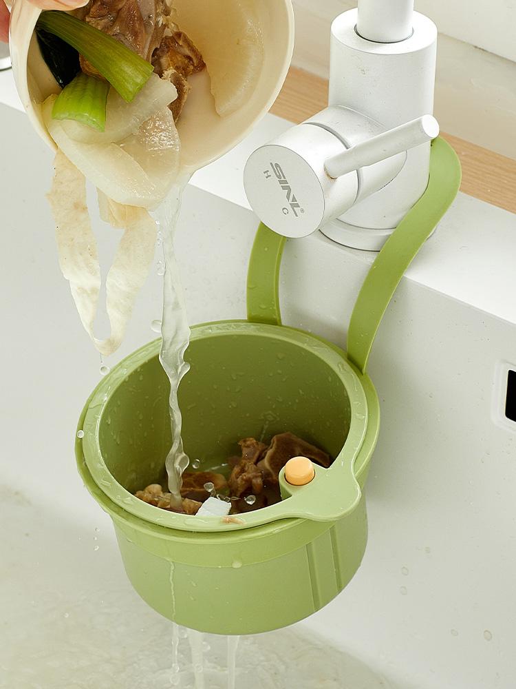 Food Storage Rack - ABS+PC Round Filtration Basket Kitchen Sink