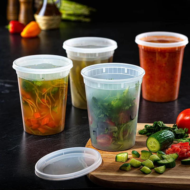 Food Storage Freezer Containers - Food Storage Containers with Lids Freezer
