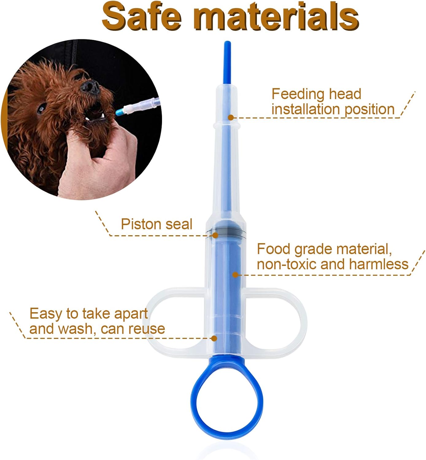 Pet Medicine Feeder, Silicone  - Storage Tips For Food ulasan dan harga