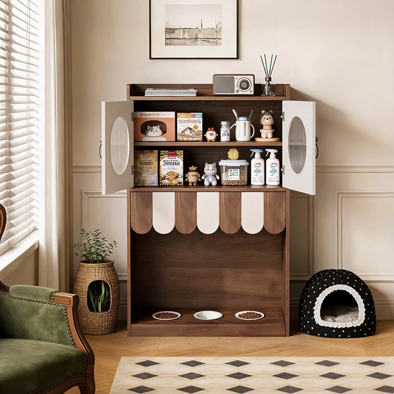 Medieval solid wood cat cantee - Food Storage Medieval ulasan dan harga