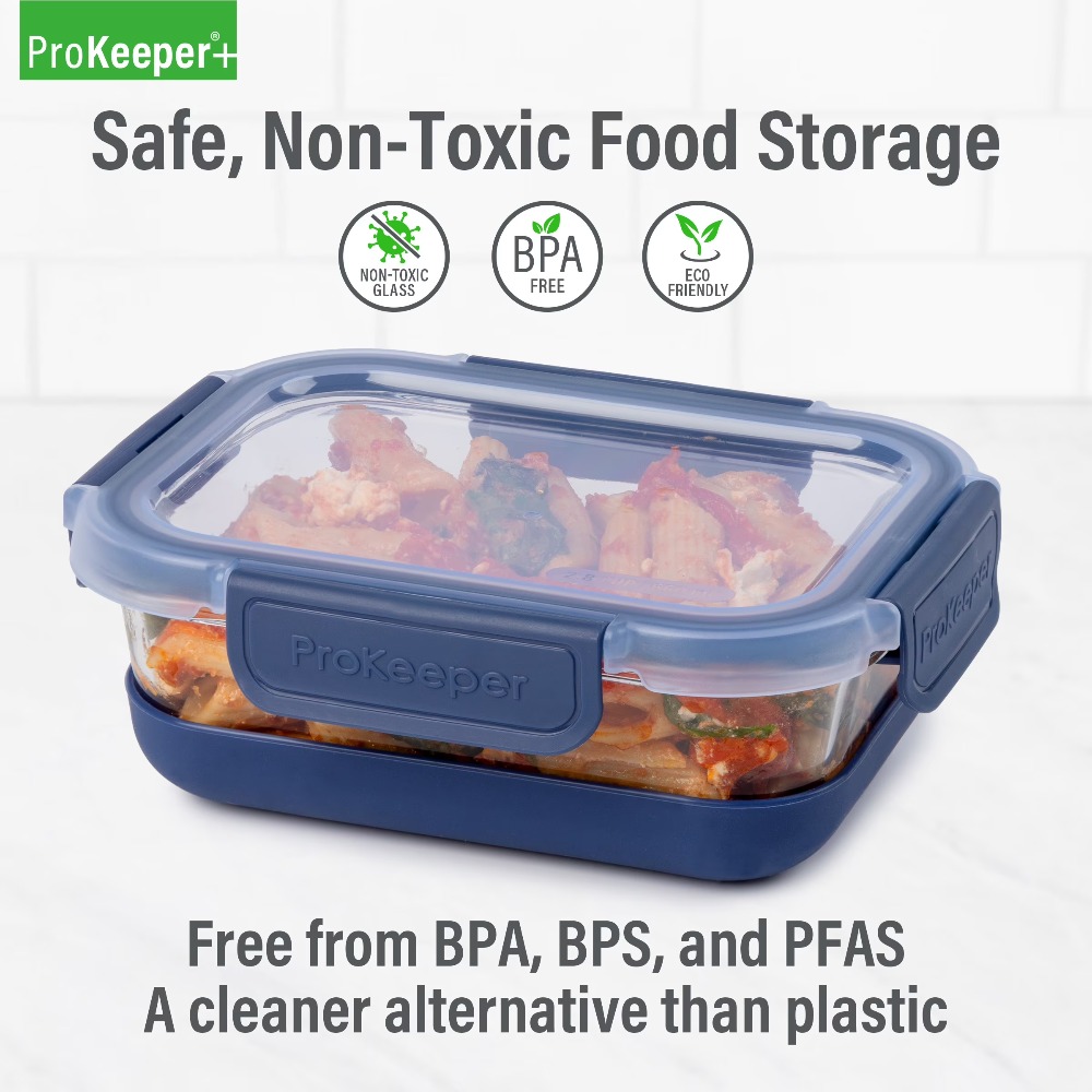 2.8 Cup Glass Food Storage Con - Food Storage Freezer Containers ulasan dan harga