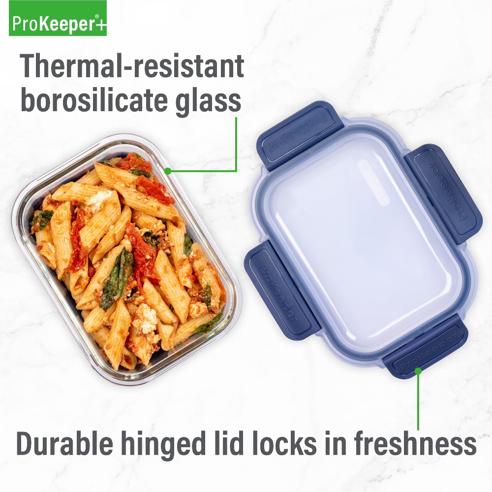 2.8 Cup Glass Food Storage Con - Food Storage Freezer Containers ulasan dan harga