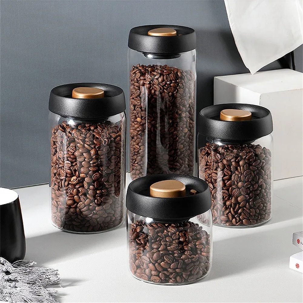 1pack Coffee Bean Storage Cont - Glass Meal Prep Container ulasan dan harga
