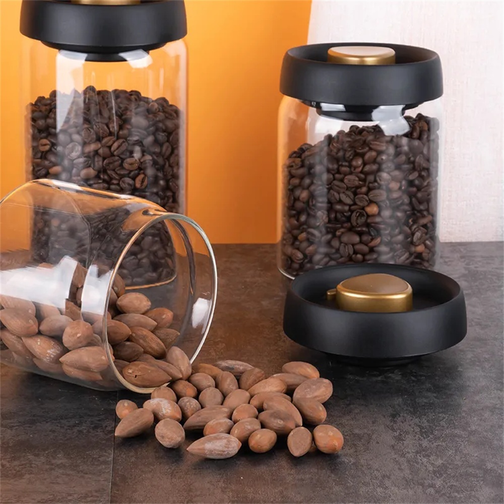 1pack Coffee Bean Storage Cont - Glass Meal Prep Container ulasan dan harga