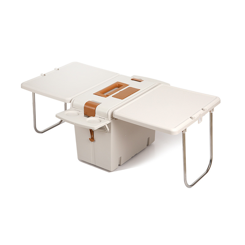 2-in-1 Folding Camping Table C - Food Storage Not Plastic ulasan dan harga
