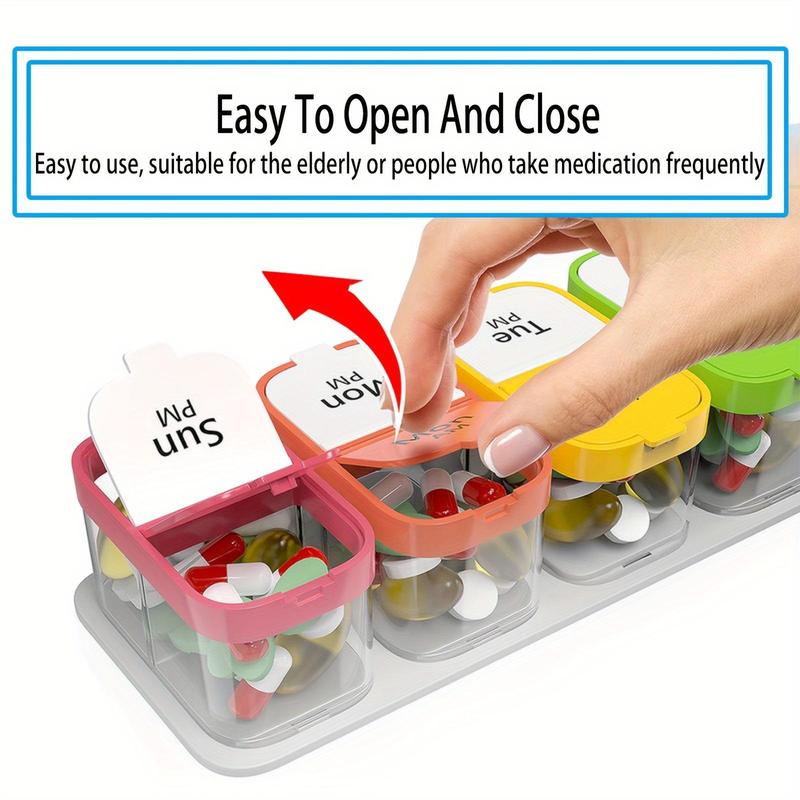 1PCS Large 7 Day Pill Organize - Food Storage Xl ulasan dan harga