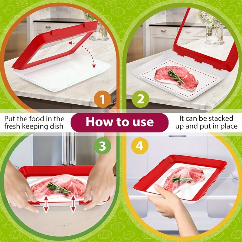 Food Preservation Tray Reusabl - Food Storage And Safety ulasan dan harga