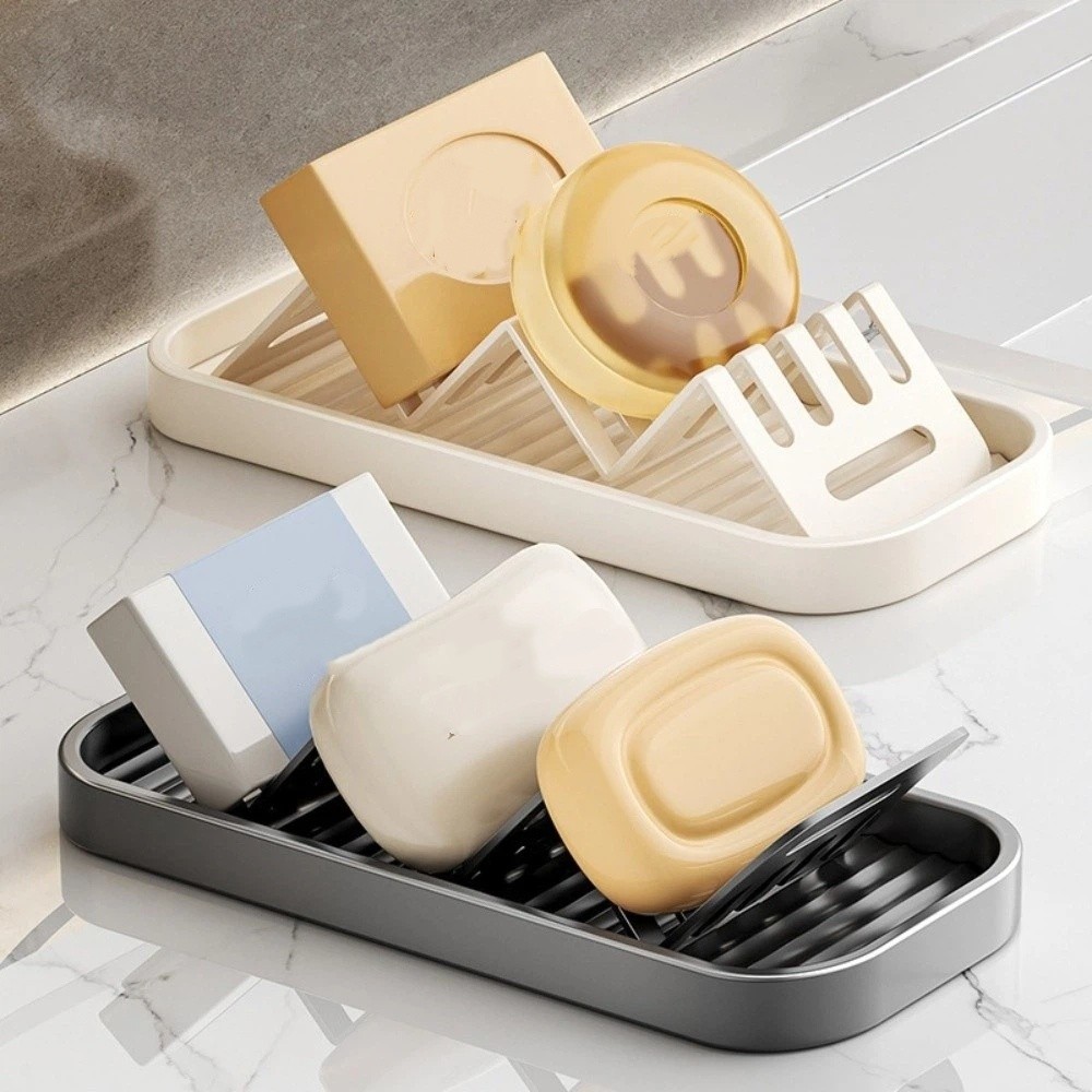 Waterproof W-Shaped Soap Rack  - Food Storage Rack ulasan dan harga