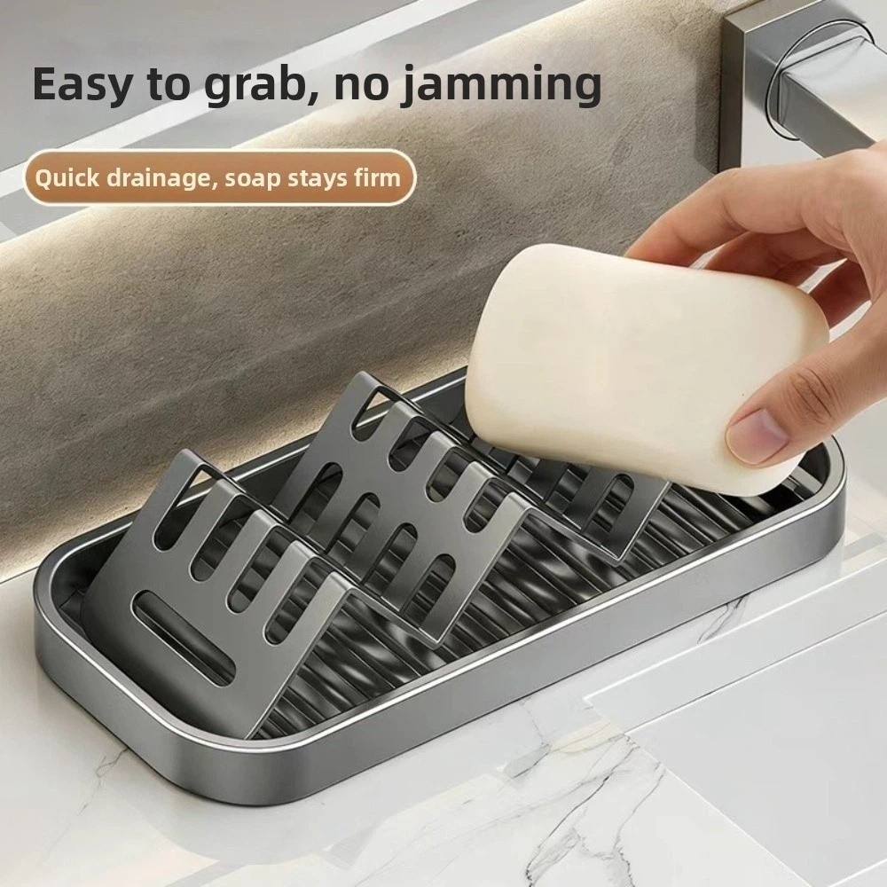 Waterproof W-Shaped Soap Rack  - Food Storage Rack ulasan dan harga
