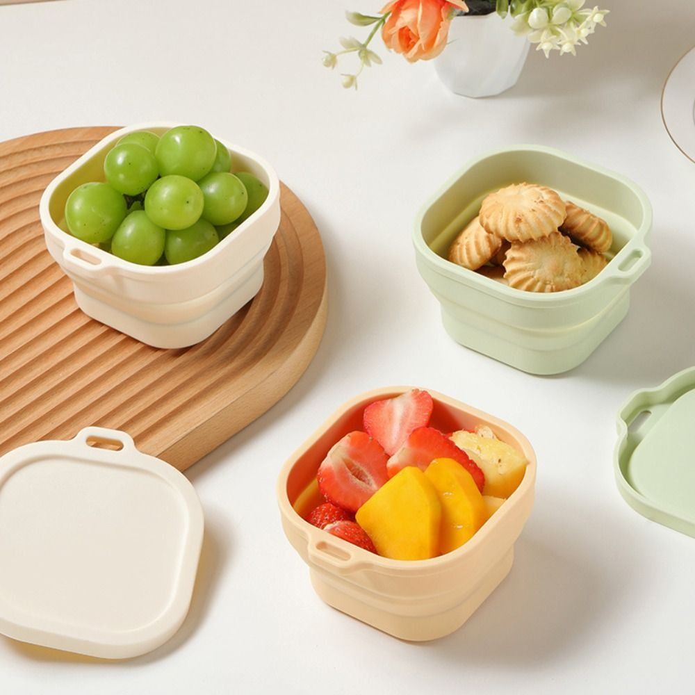 Large Capacity 400ml Foldable  - Food Storage Not Plastic ulasan dan harga