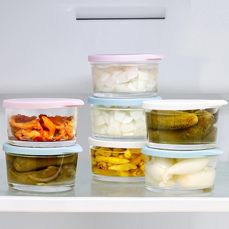●Microwave Safe Round Food Sto - Glass Meal Prep Container ulasan dan harga