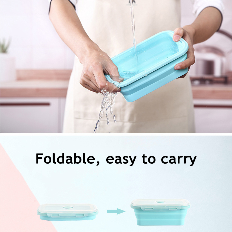 Collapsible Silicone Food Stor - Food Storage Freezer Containers ulasan dan harga