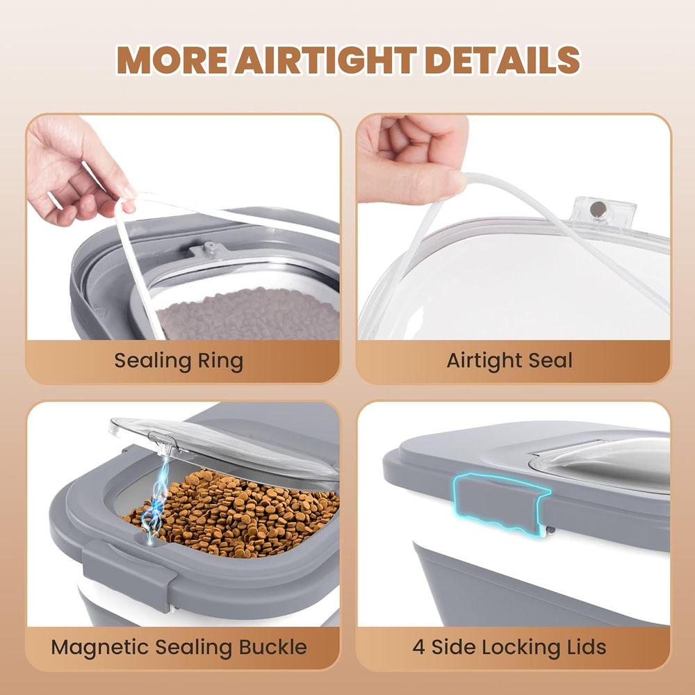 Airtight Dog Food Storage Cont - Food Storage Dog ulasan dan harga