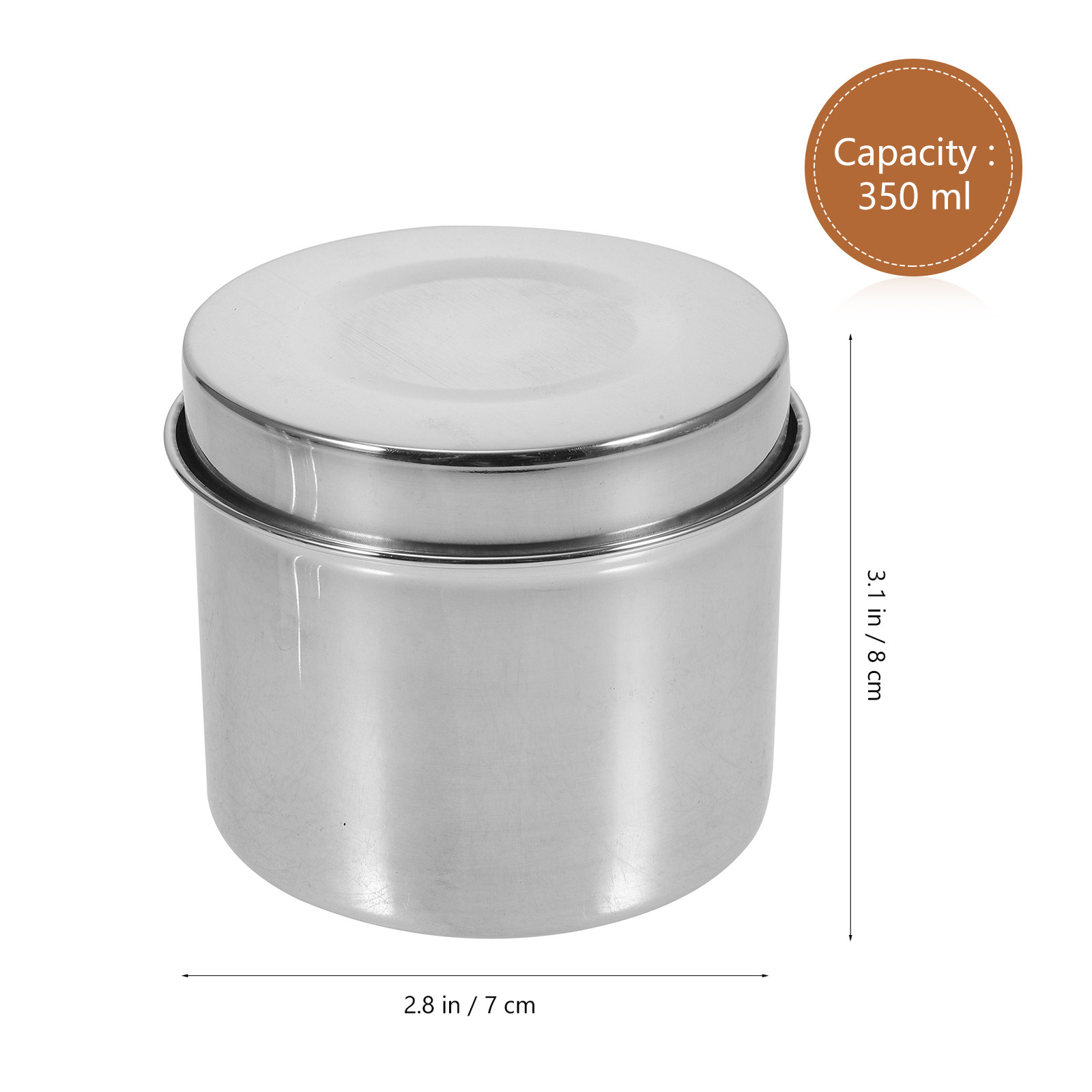 4Pcs Polished Stainless Steel  - Food Storage And Safety ulasan dan harga