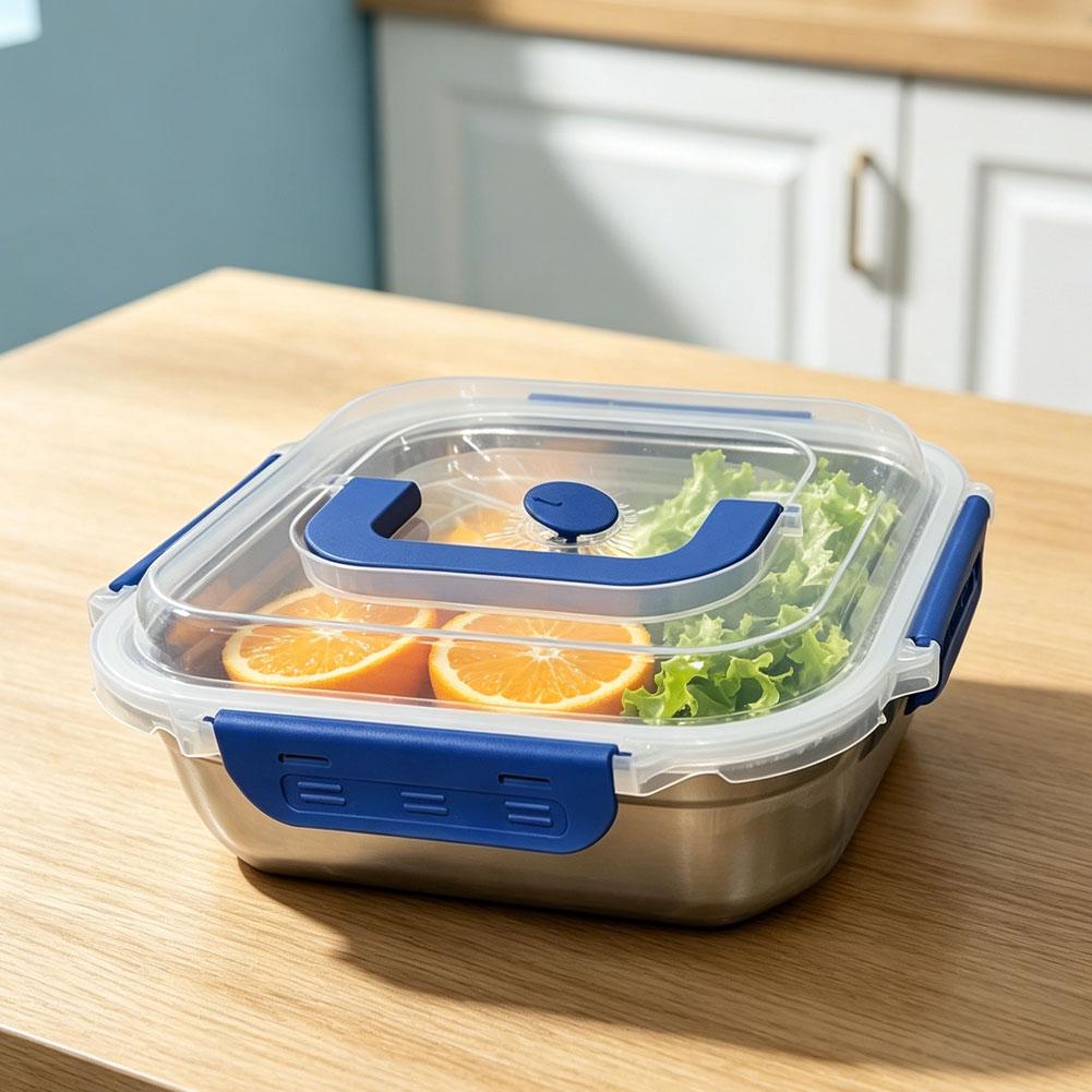 304 Stainless Steel Food Stora - Food Storage Not Plastic ulasan dan harga