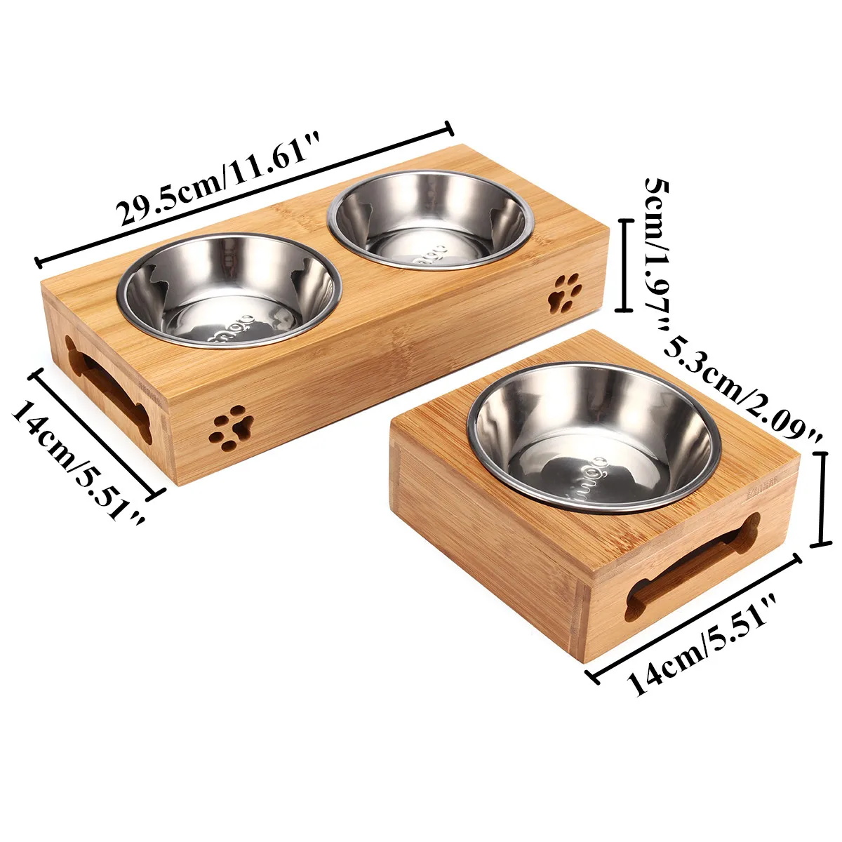 Pet Cat Bowl Bear Bamboo Plate - Food Storage And Safety ulasan dan harga