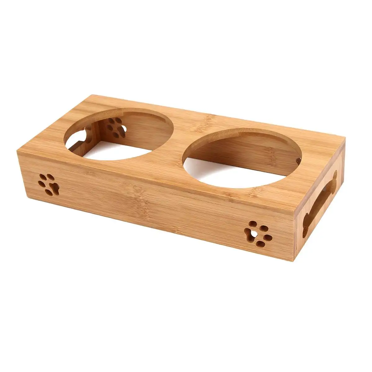 Pet Cat Bowl Bear Bamboo Plate - Food Storage And Safety ulasan dan harga