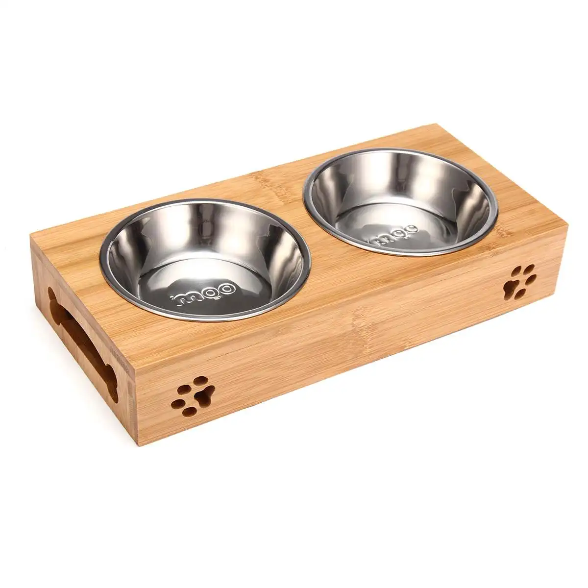 Pet Cat Bowl Bear Bamboo Plate - Food Storage And Safety ulasan dan harga