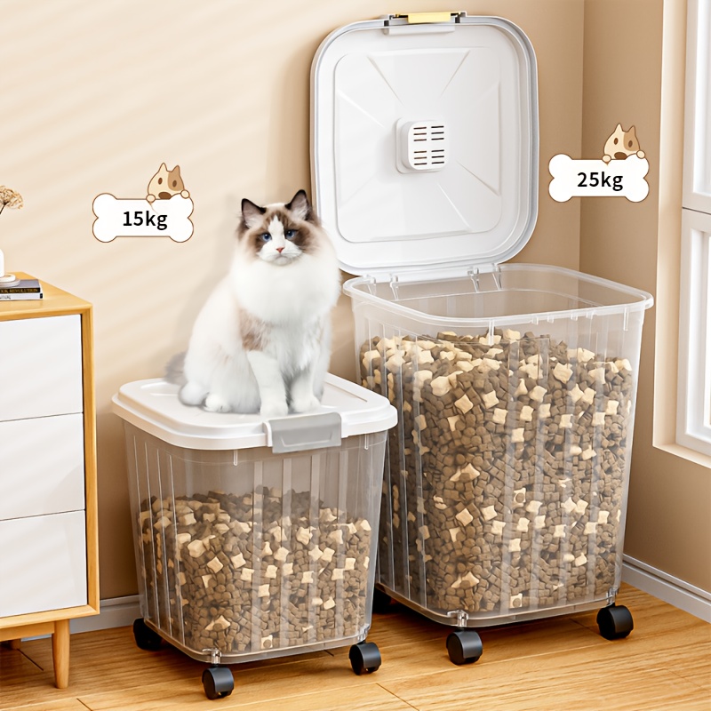 1 X 15kg Large-Capacity Pet Fo - Food Storage And Safety ulasan dan harga