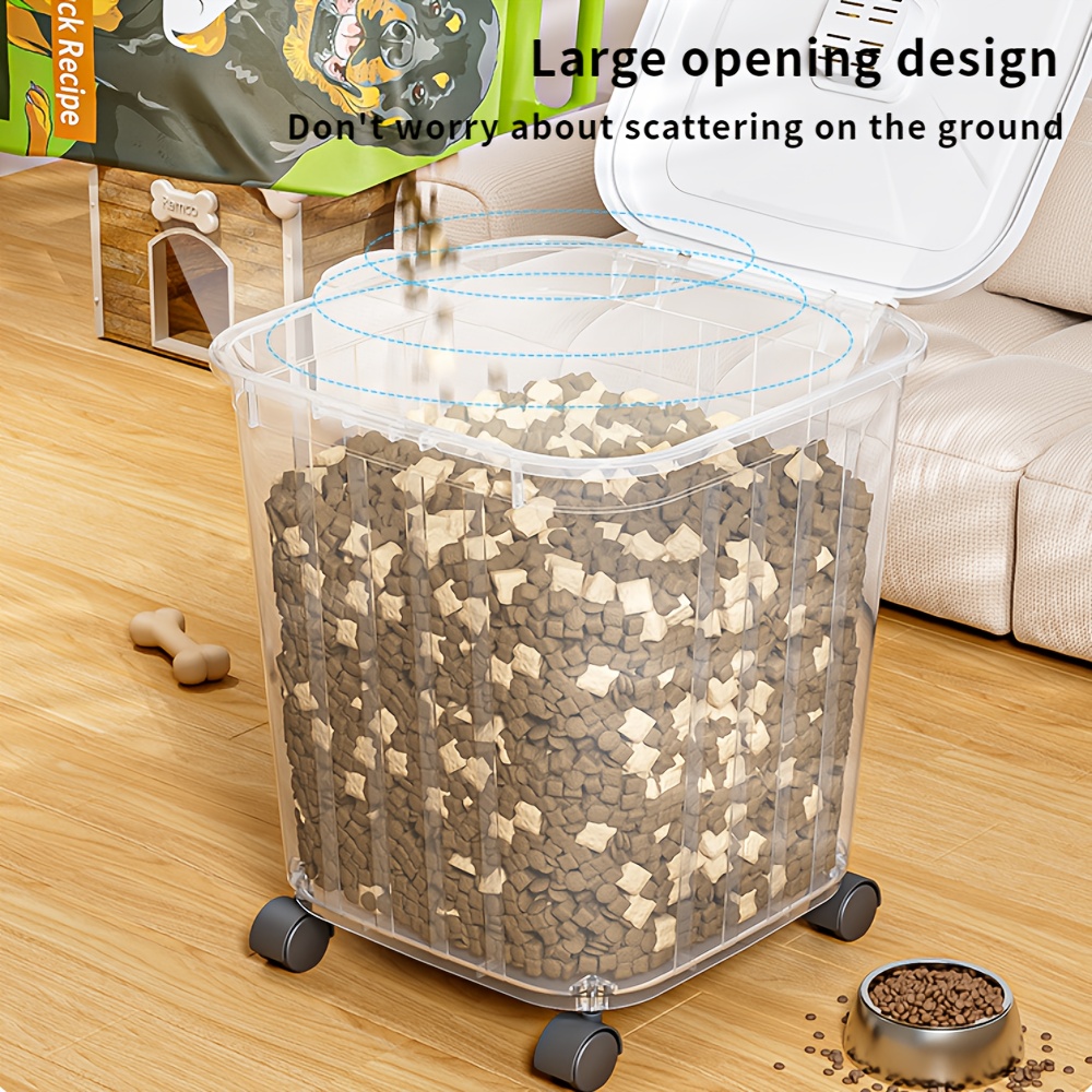 1 X 15kg Large-Capacity Pet Fo - Food Storage And Safety ulasan dan harga