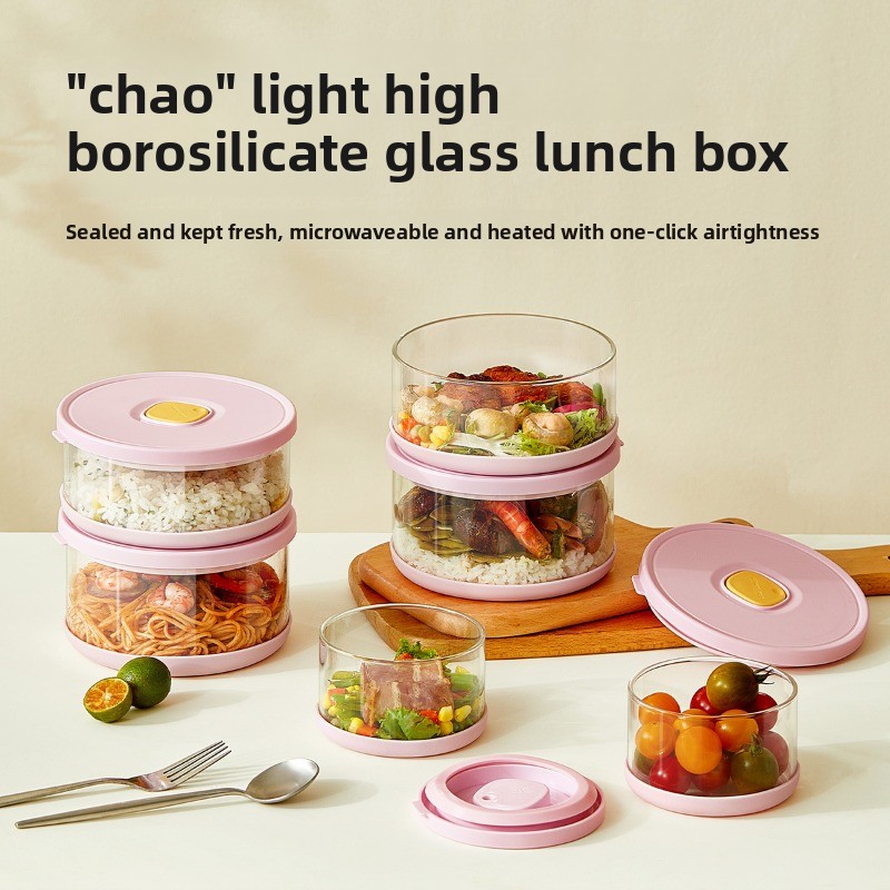 High Borosilicate Tupperware G - Glass Meal Prep Container ulasan dan harga