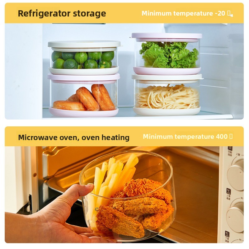 High Borosilicate Tupperware G - Glass Meal Prep Container ulasan dan harga