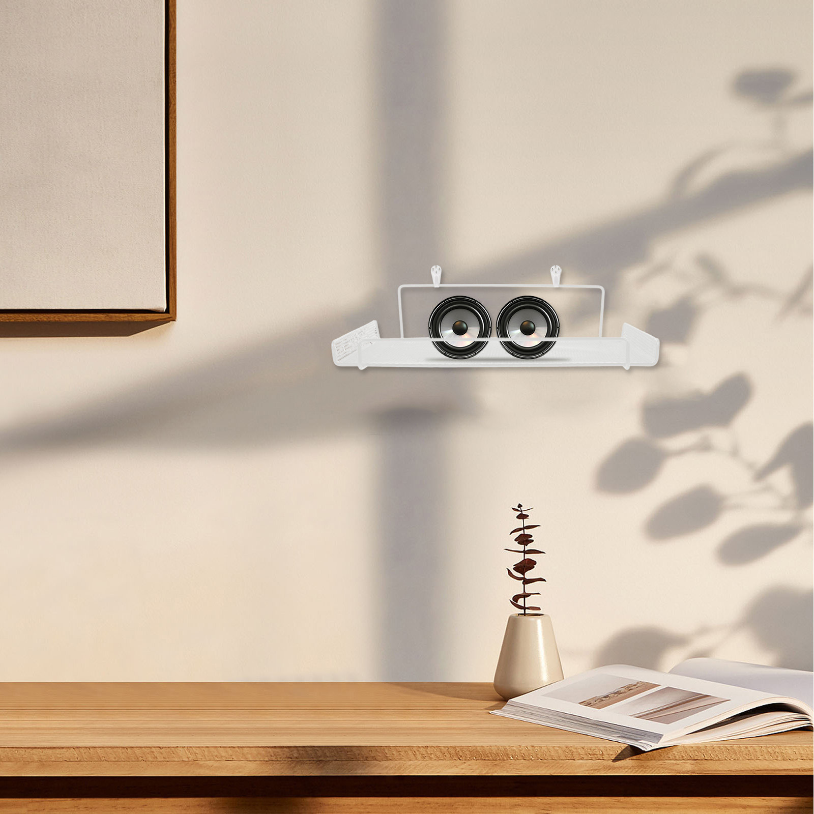 Iron Wall Mount Router Holder  - Food Storage Rack ulasan dan harga