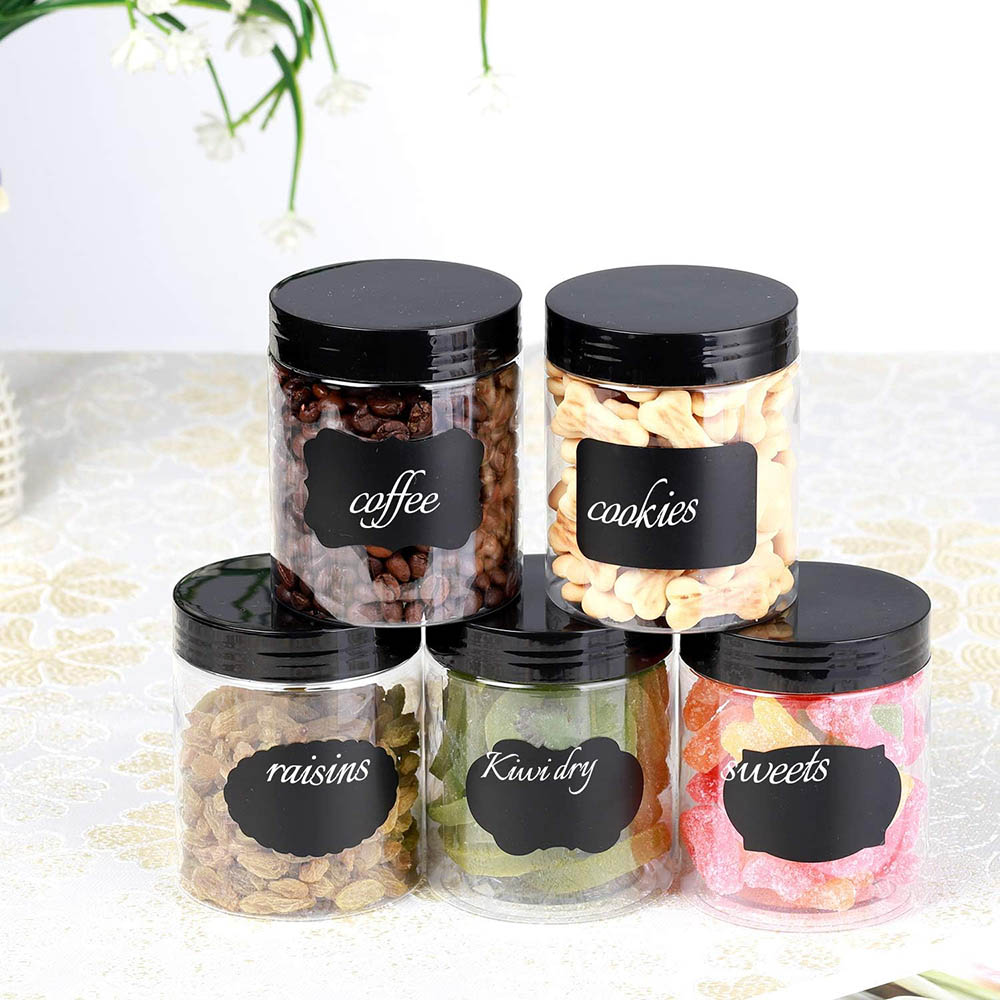 8OZ Plastic Jars with Lids, Cl - Food Storage Not Plastic ulasan dan harga