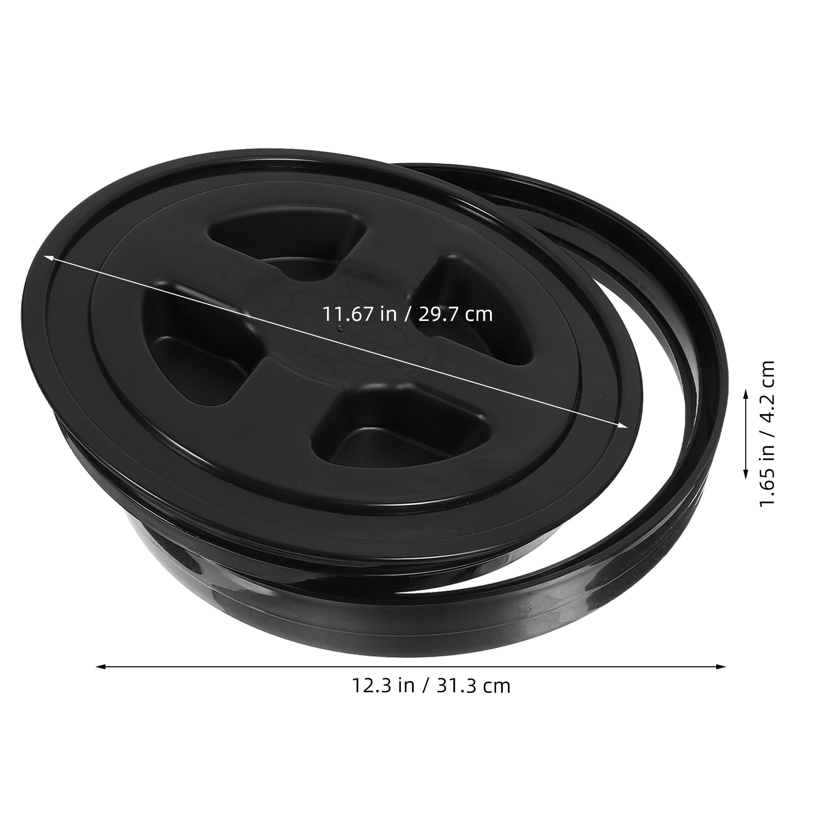 2Pcs Lock Bucket Lid Airtight  - Food Storage Pet ulasan dan harga