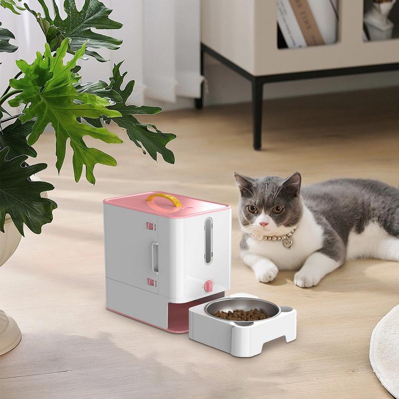 Pet Feeder Box Feeding Bowl Ca - Food Storage And Safety ulasan dan harga