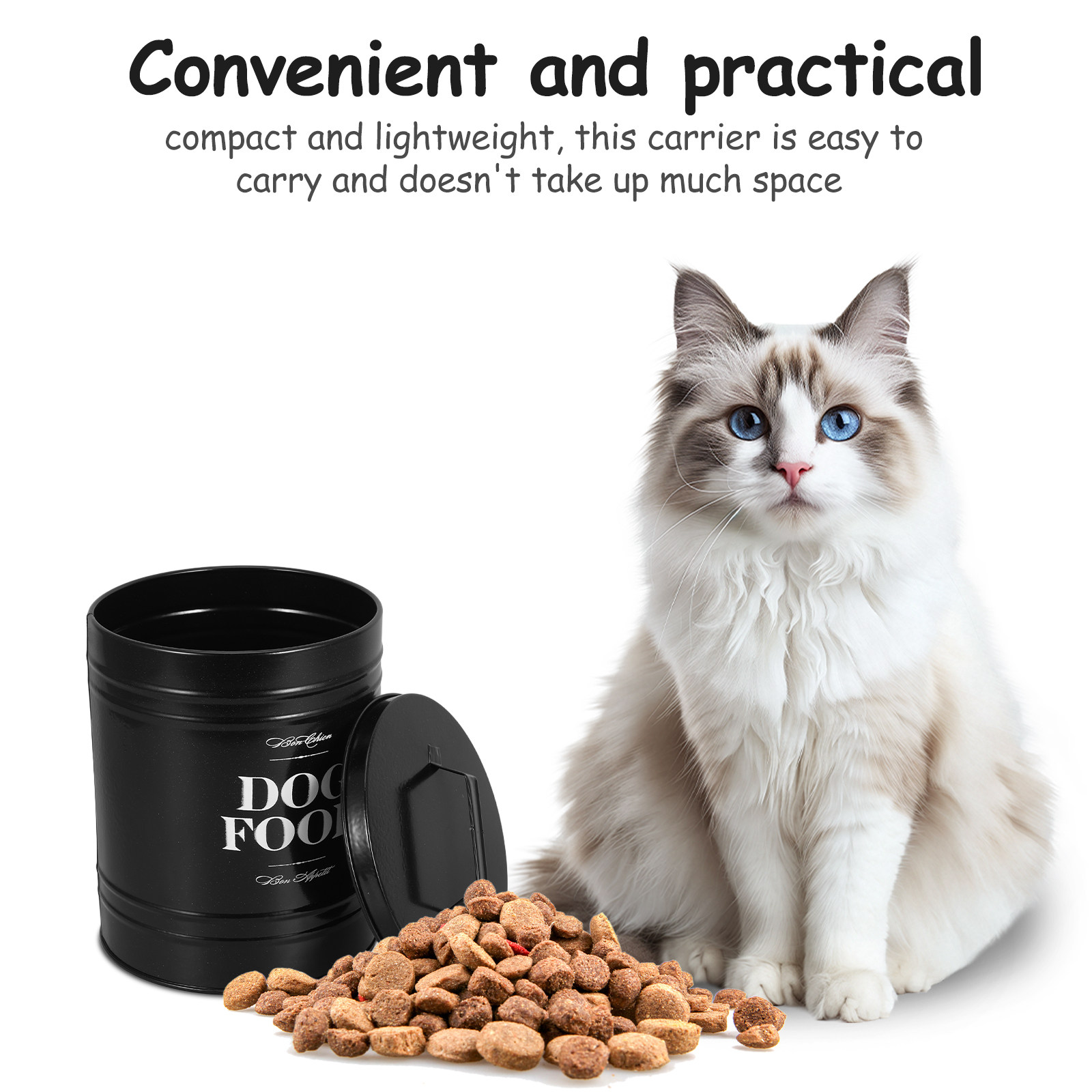 54Oz Pet Food Storage Bin Meta - Food Storage Dog ulasan dan harga
