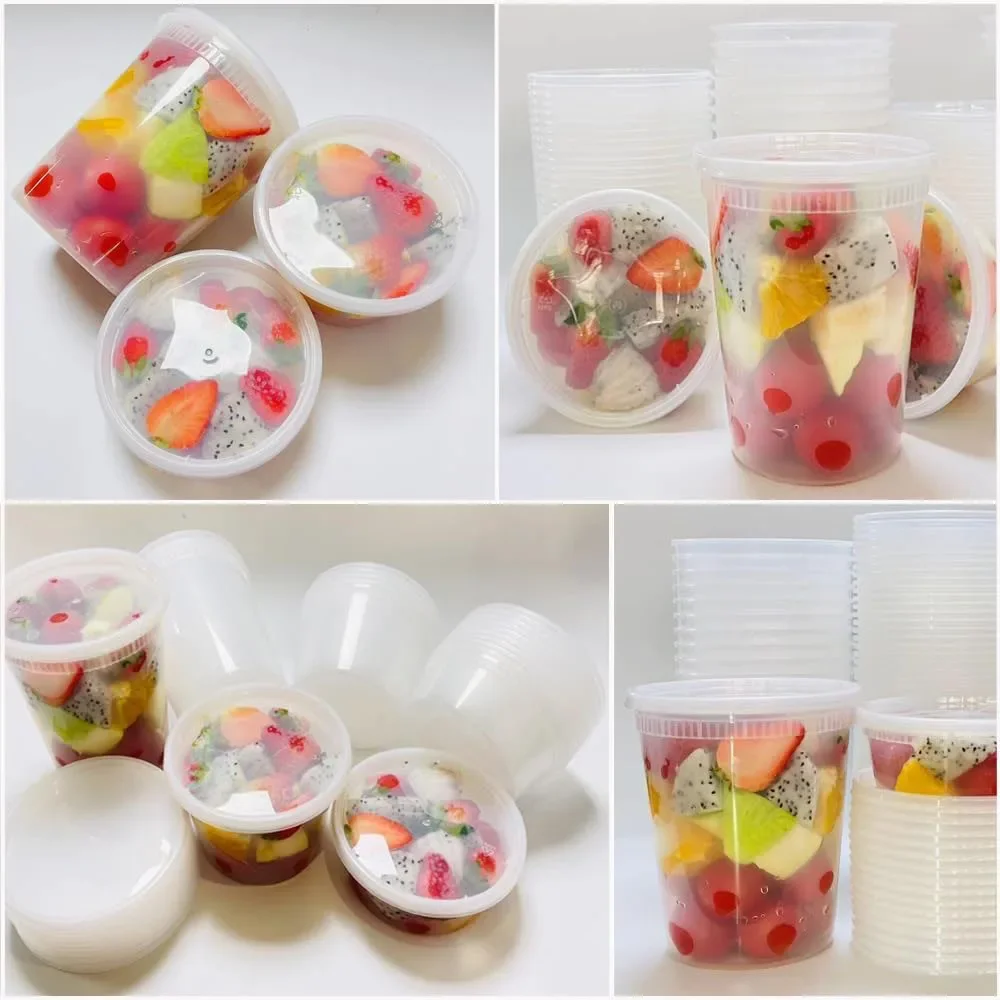 24pcs Deli Food Storage Contai - Food Storage Freezer Containers ulasan dan harga