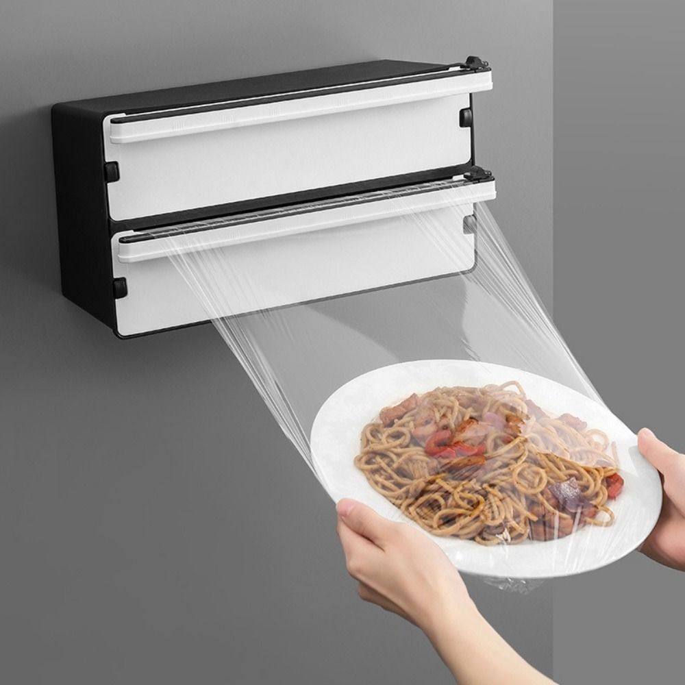 2 in 1 Food Film Dispenser Cut - Food Storage And Safety ulasan dan harga