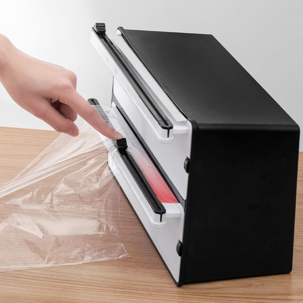 2 in 1 Food Film Dispenser Cut - Food Storage And Safety ulasan dan harga