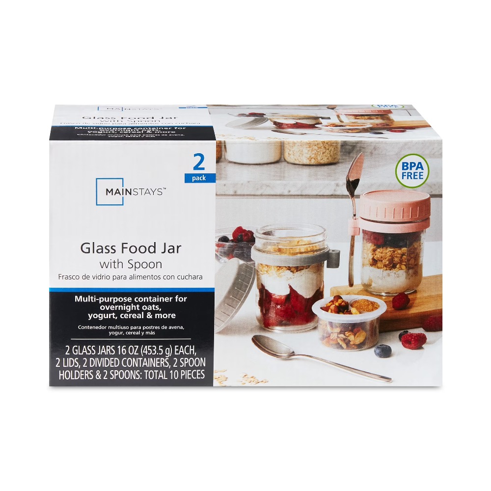 Portable Overnight Oats Food J - Glass Meal Prep Container ulasan dan harga