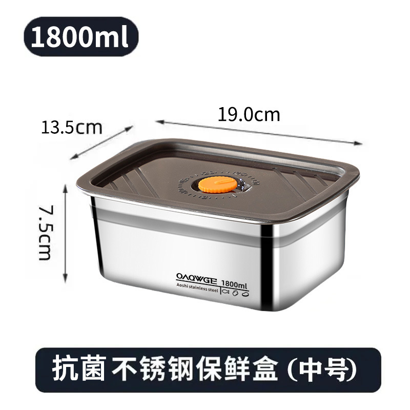 1/4PCS Stainless Steel Lunch B - Food Storage Freezer Containers ulasan dan harga