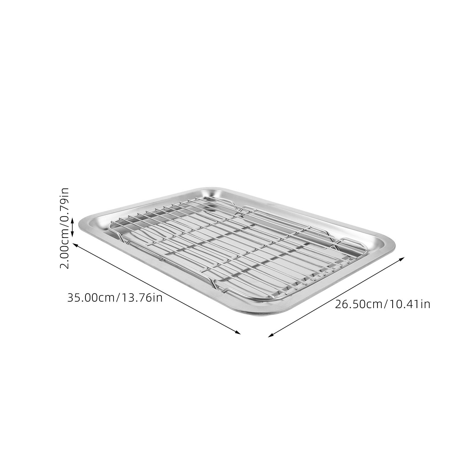 1Set Stainless Steel Wire Baki - Food Storage Rack ulasan dan harga