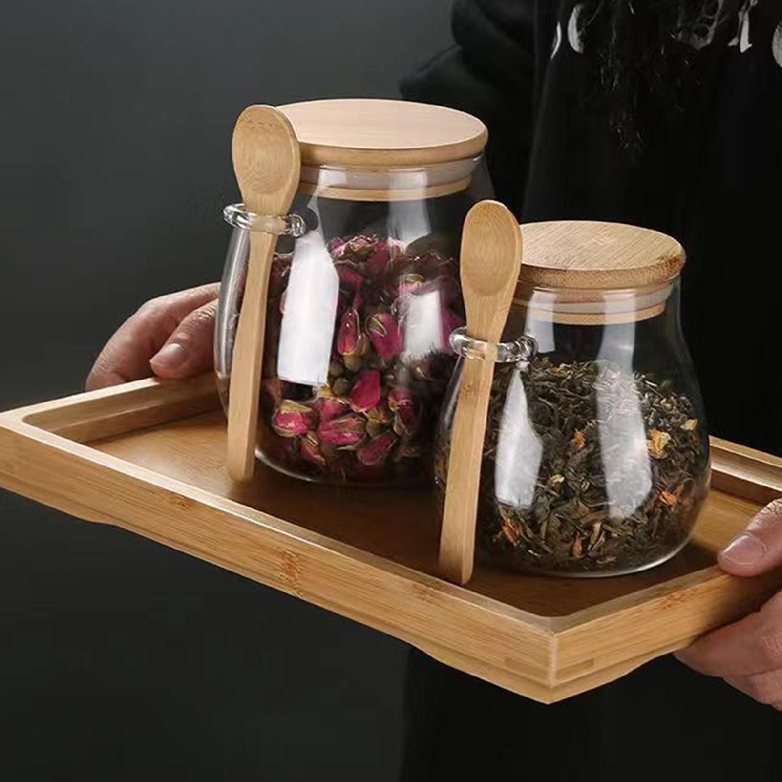 Glass tea jar Household sealed - Food Storage And Safety ulasan dan harga