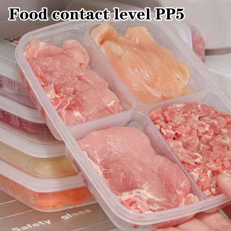 New【4 Grids Plastic Storage Bo - Food Storage Freezer Containers ulasan dan harga