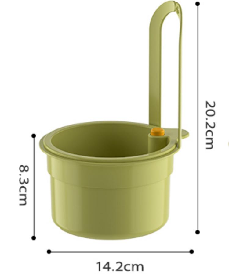 ABS+PC Round Filtration Basket - Food Storage Rack ulasan dan harga