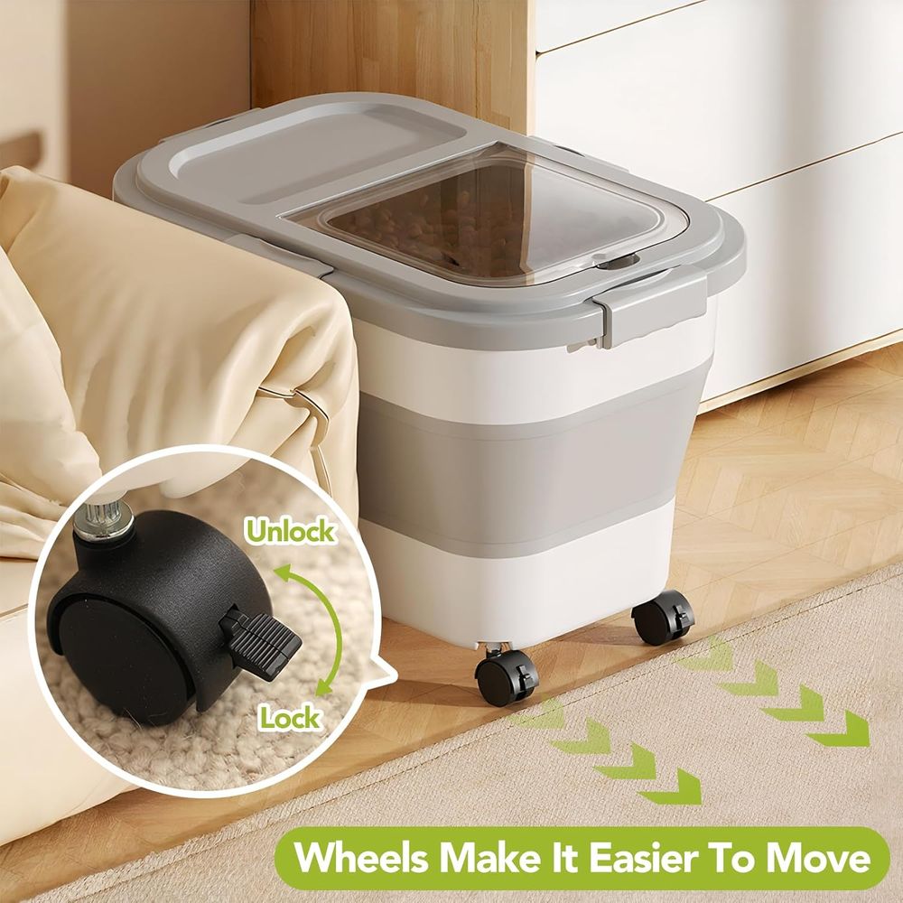 15 Lbs Dog/Cat Food Storage Co - Food Storage Dog ulasan dan harga
