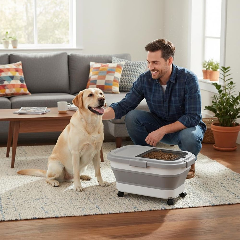 15 Lbs Dog/Cat Food Storage Co - Food Storage Dog ulasan dan harga