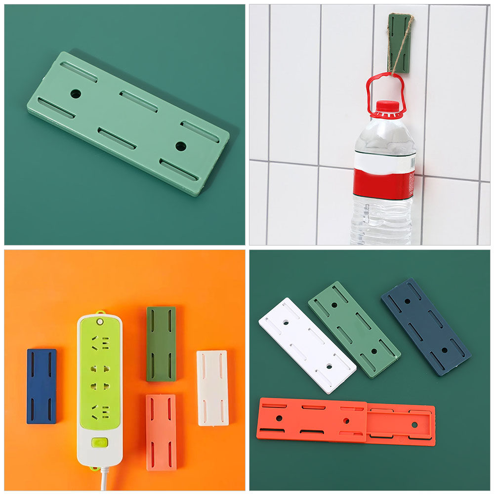 4Pcs Adhesive Socket Holders P - Food Storage Rack ulasan dan harga
