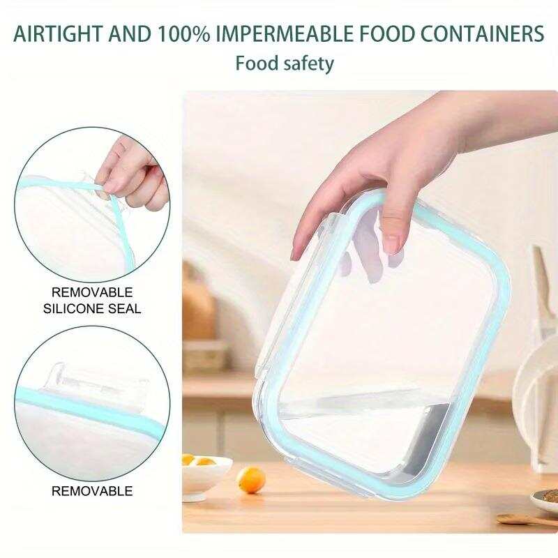 16pcs Sealed Glass Food Storag - Glass Meal Prep Container ulasan dan harga