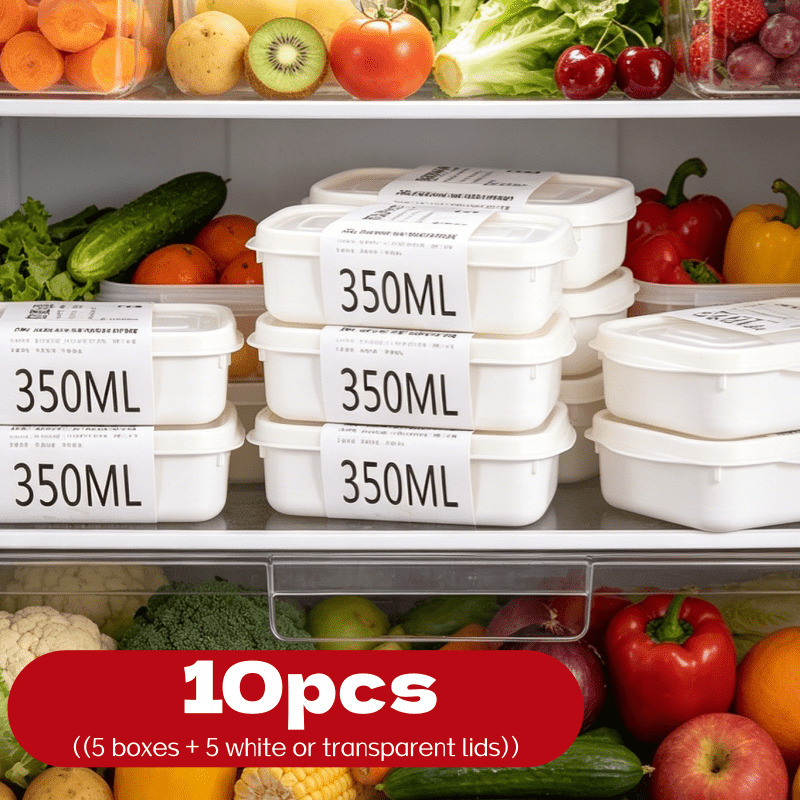 10Pcs Reusable Stackable Food  - Food Storage Freezer Containers ulasan dan harga