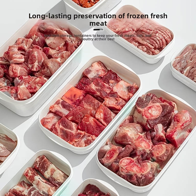 10Pcs Reusable Stackable Food  - Food Storage Freezer Containers ulasan dan harga